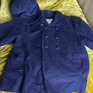 Kids Navy Blue Jacket with Hood